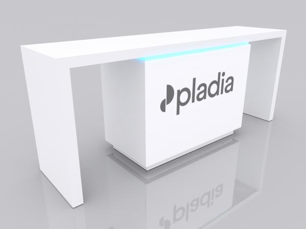 MOD-1742 Waterfall Workstation Counter -- Image 3