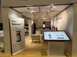 RENTAL: RE-9020 Medium Double Deck Design with Extrusion Drop Ceiling -- View 6